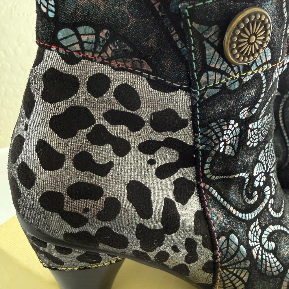 Women's L"ARTISTE Ankle Boots Size 37 (US 6.5) stunning - Picture 10 of 13